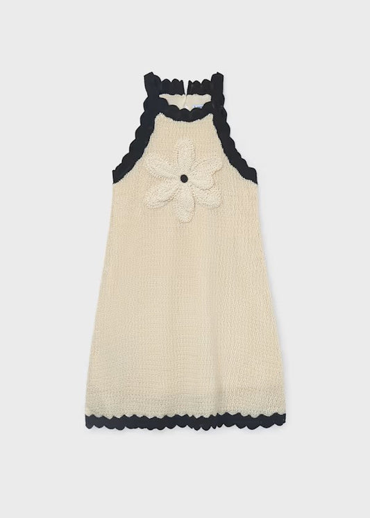 Vestido aplique flor chica Ref. 6911-035