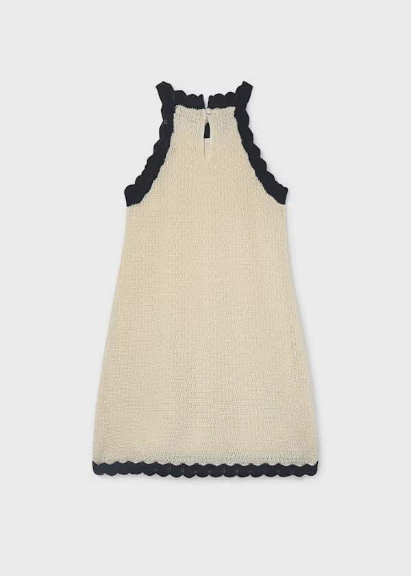 Vestido aplique flor chica Ref. 6911-035