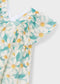 Vestido ceremonia estampado flores niña Ref. 3918-073