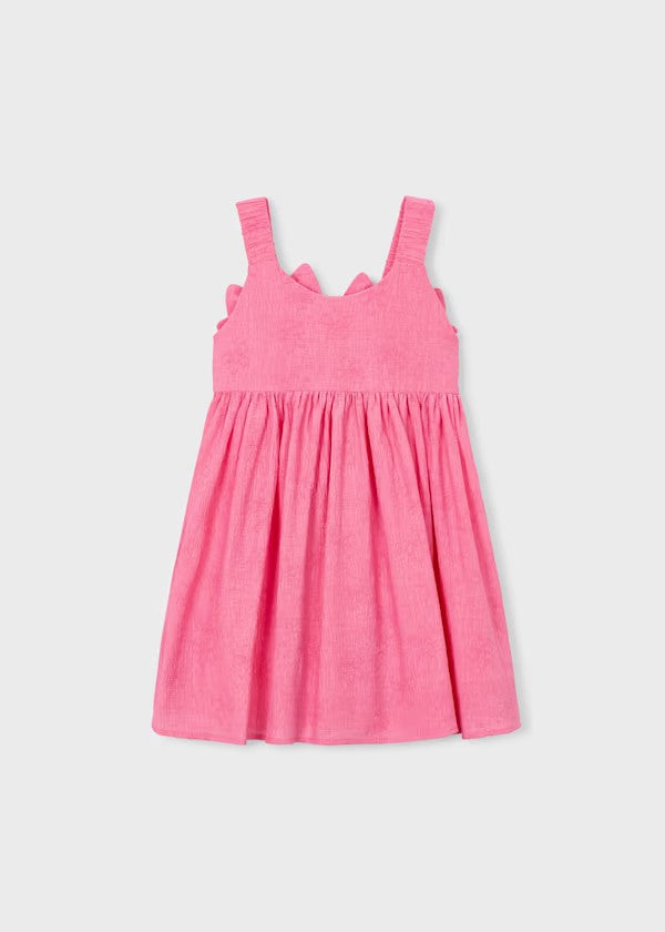 Vestido ceremonia flores niña Ref. 3925-010
