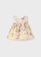 Vestido ceremonia flores recién nacida Ref. 1863-034
