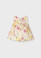 Vestido ceremonia flores recién nacida Ref. 1863-034