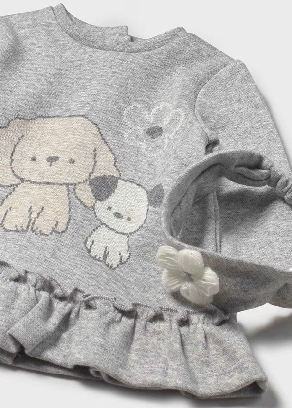 Vestido con diadema recién nacida Ref. 2809-014 Vapor vigore