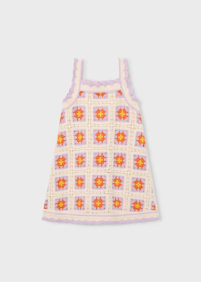 Vestido crochet niña Ref. 3935-067