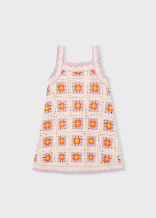 Vestido crochet niña Ref. 3935-067