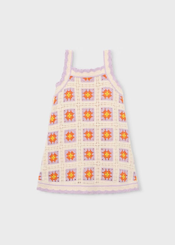 Vestido crochet niña Ref. 3935-067