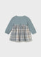 Vestido cuadros combinado bebé Ref. 2903-068