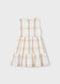 Vestido cuadros con lino niña Ref. 3922-027