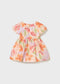 Vestido de ceremonia estampado flores bebé Ref. 1909-077