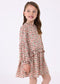 Vestido estampado volante niña Ref. 4924-094