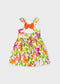 Vestido flores lazo espalda niña Ref. 3919-068