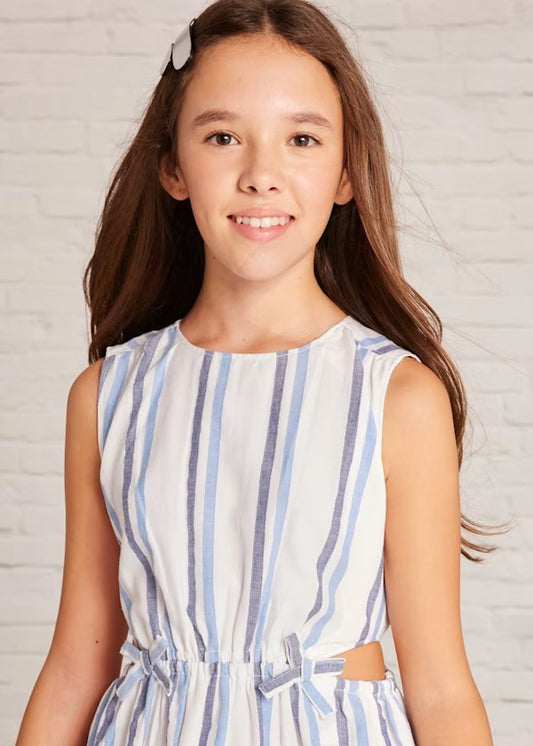 Vestido rayas aberturas chica Ref. 6982-062