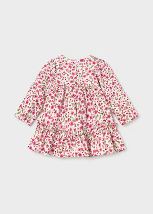 Vestido terciopelo estampado bebé Ref. 2946-030