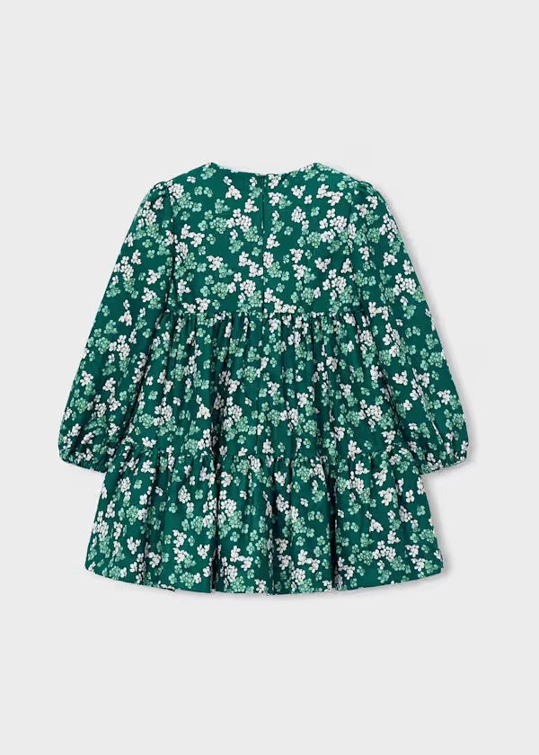 Vestido terciopelo estampado niña Ref. 4926-020