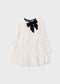 Vestido terciopelo lentejuelas lazo niña Ref.4931-047