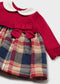 Vestido tricot combinado recién nacida Ref. 2801-011 *