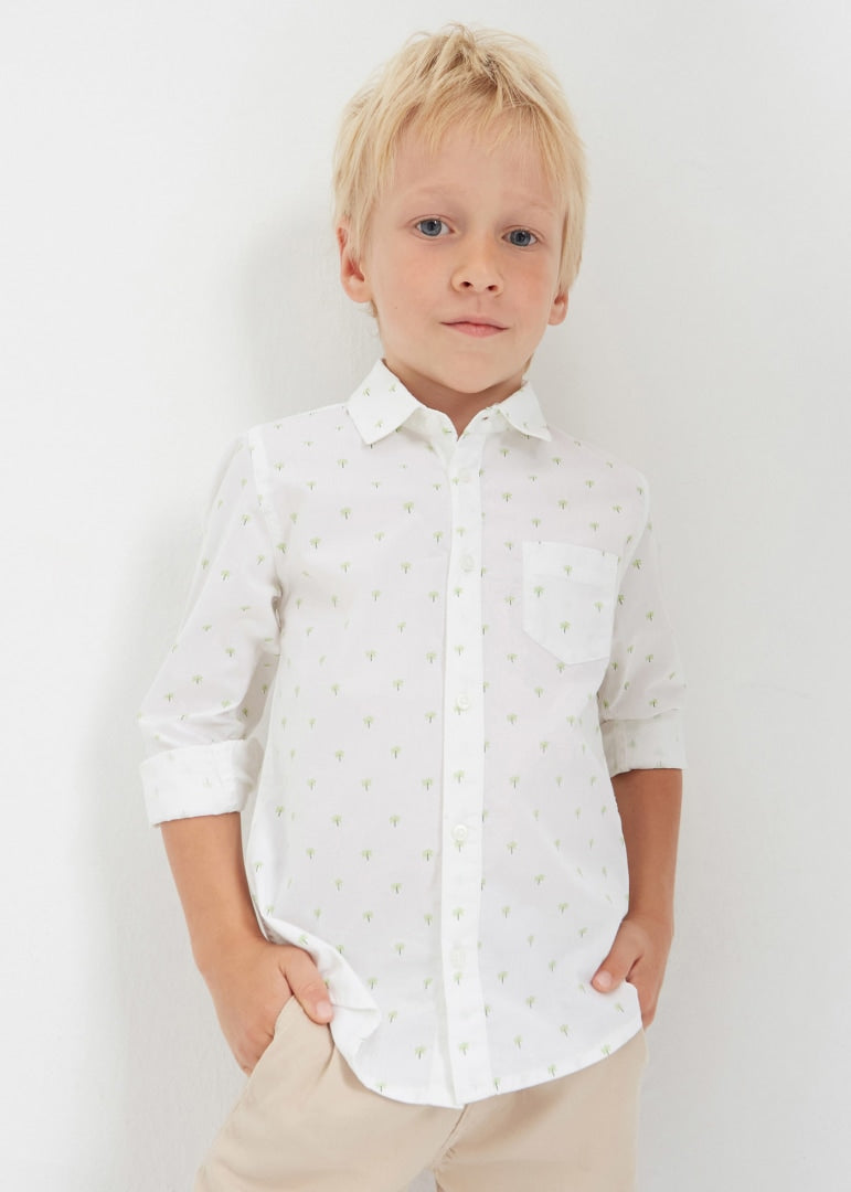 Camisa de manga larga estampada con algodón sostenible para niño Art. 23-03171-011