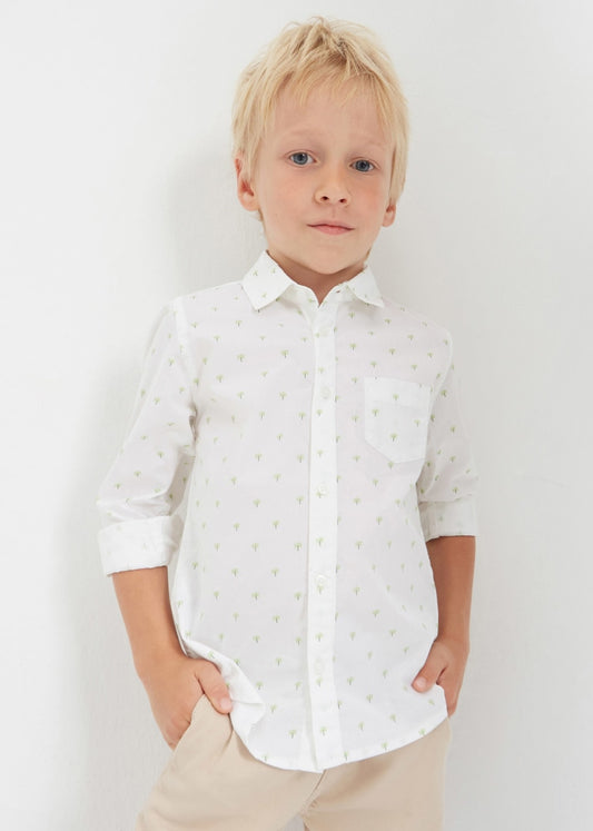 Camisa de manga larga estampada con algodón sostenible para niño Art. 3171-011