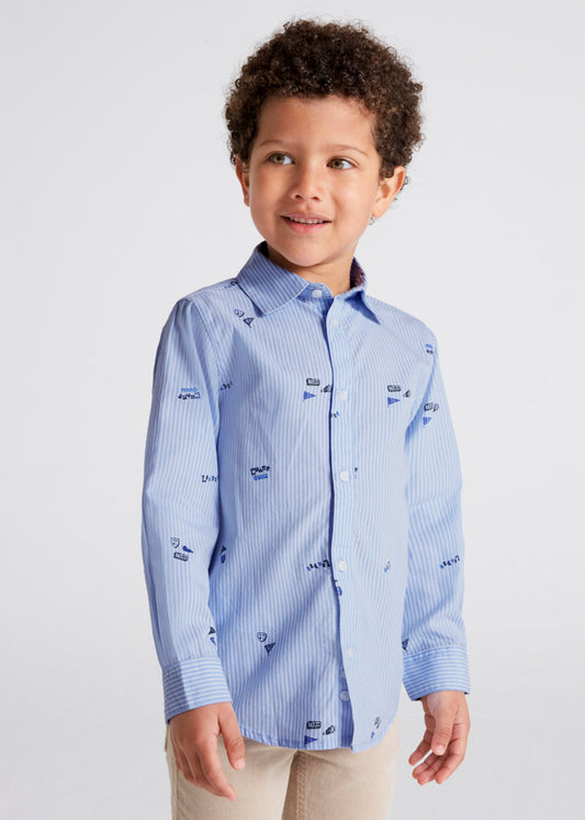 Camisa manga larga estampada para niño ECOFRIENDS Art. 4186-49