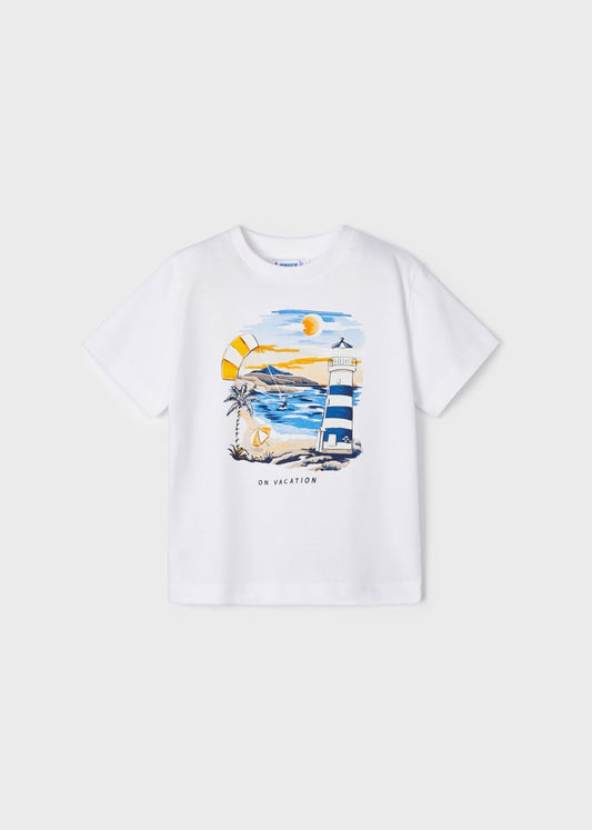 Playera interactiva de algodón sostenible para niño Art. 3023-16