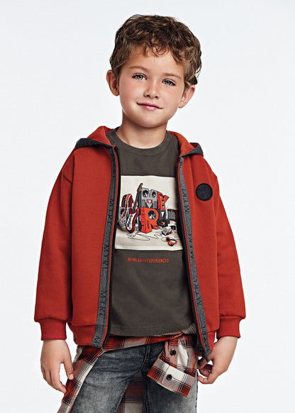 Sudadera con cintas para niño 4471-27