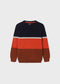 Suéter con bloques de color para chico
